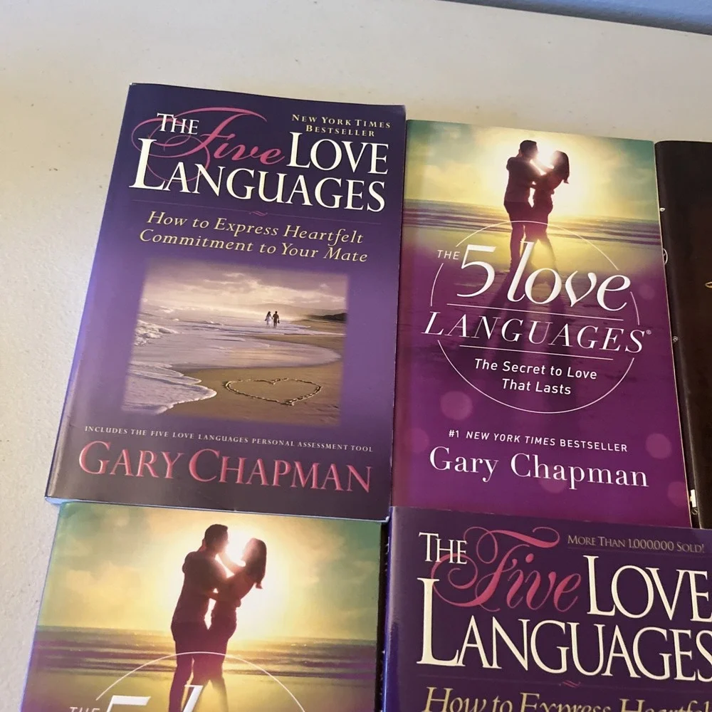 Lot of 5 Books Gary Chapman- The Love Dare, The 5 Love Languages Marriage Couple